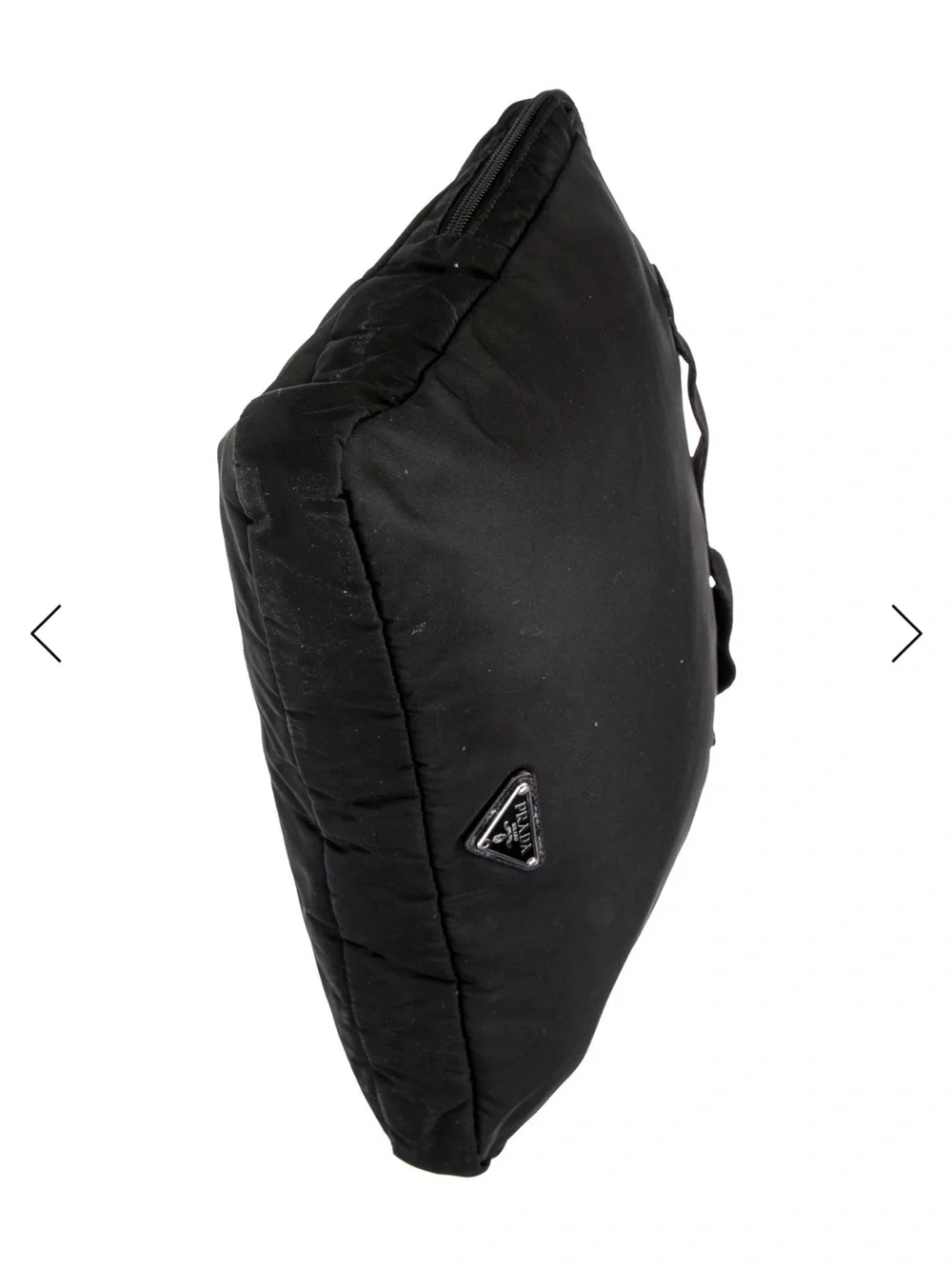 Prada Black Portfolio Tessuto Laptop with Top Handle